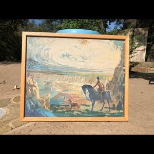 Vintage paint by number